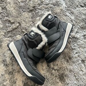 Sorel Toddler Whitney II Strap Boots Black Size 12